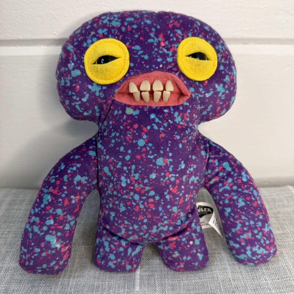 Spin‎ master Fuggler Plush 2018 Funny Ugly Monster Plush Doll Purple 9"